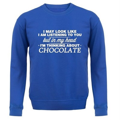 My Head I'm Chocolate - Kids Hoodie / Sweater - Food Love Lover Chocoholic