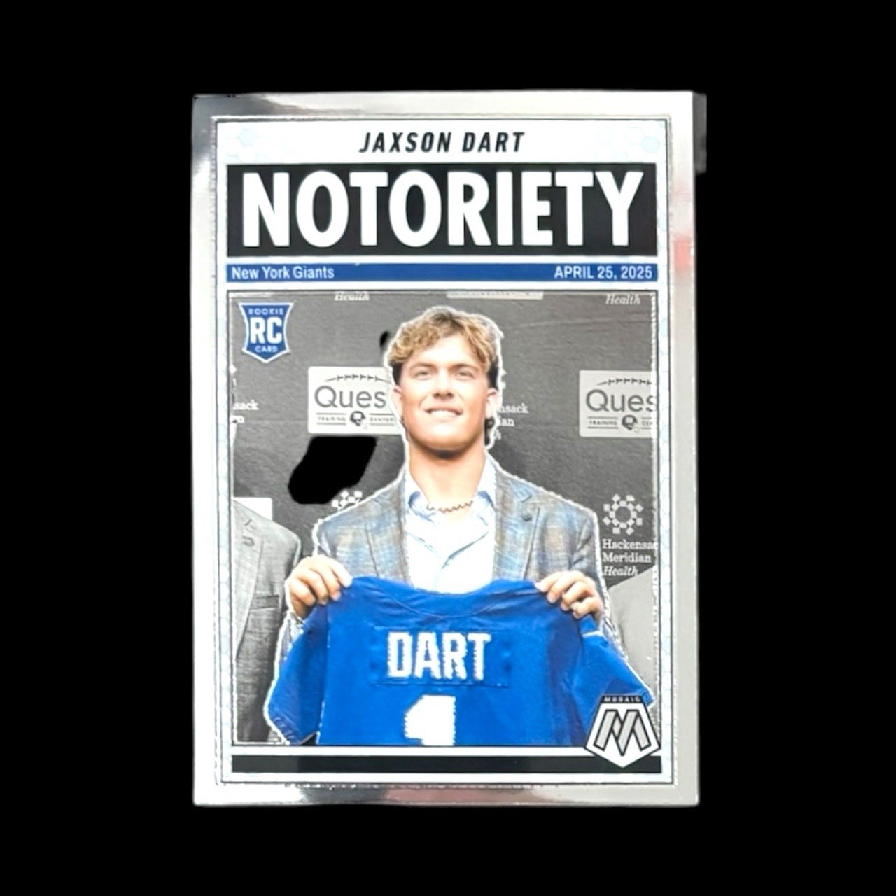 2025 Panini Mosaic - Splash Mosaic Jaxson Dart #15 Silver (RC)