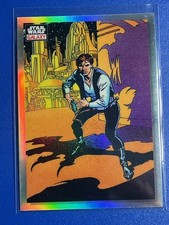 Topps Star Wars Galaxy Chrome 2023 Refractor Han Solo Draws! #7
