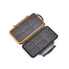 Water-resistant Shockproof Storage Memory Card Case For 12 SD /12 Micro SD Cards