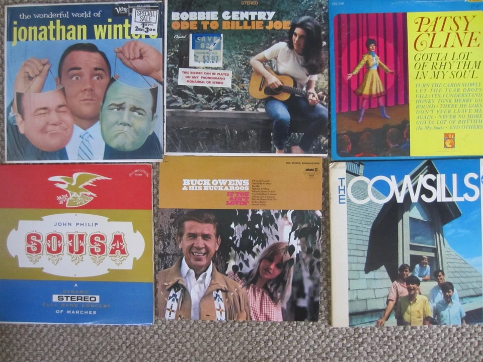 Mixed Vinyl Lot 50 albums 1960's 70's Cowslips Patsy Cline Herb Alpert D Martin - Image 3 of 4