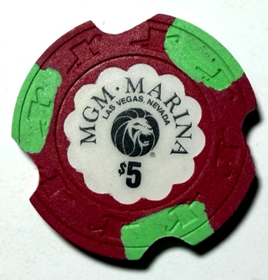 MGM Marina $5 Las Vegas Nevada Casino Legends Hall of Fame
