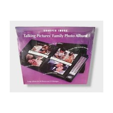 Sharper Image Talking Pictures Family Photo Album 96 Photos and 24 Messages