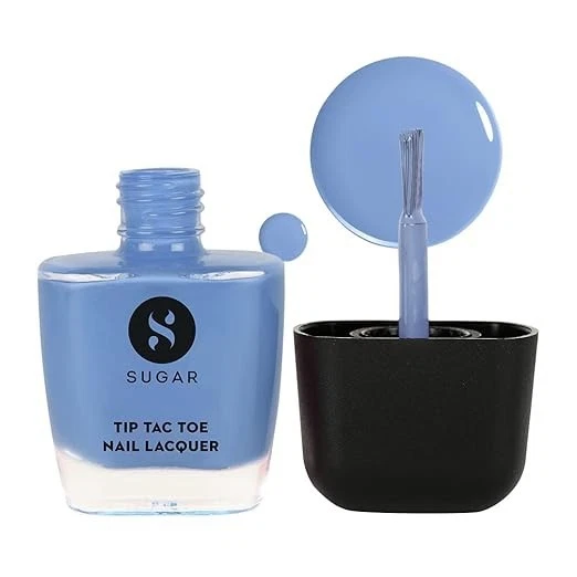 SUGAR Cosmetics Tip Tac Toe Nail Polish Classic | Long Lasting, 100% Chip Resis...