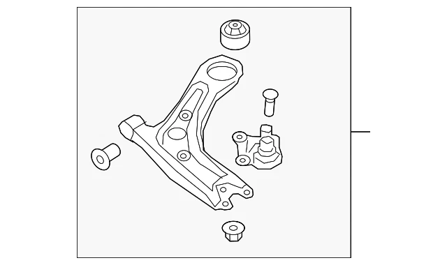 Brazo de control inferior delantero izquierdo ⭐OEM⭐ 2016-21 Tucson 2017-2022 Sportage 54500D3000 Foto 4 de 4