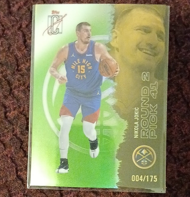Topps 2025/26 Signature Class Round 2 Pick 41 Nikola Jokić Nuggets #95 /175