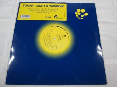 Tukan - Light A Rainbow 12'' Vinyl CJ Stone ATB Green Court Jive Electro Trance