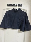 AUTH ZIMMER MANN Hypnotic Denim Capelet NIGHT SKY 3