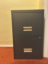 Metal Filing Cabinet Two Drawers With Suspension Files