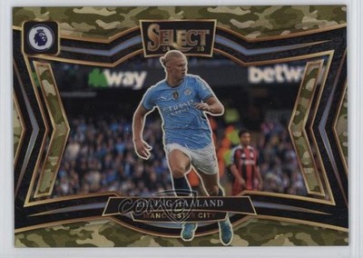 2024 Panini Select Premier League Field Level Camo Prizm /150 Erling Haaland 3nn
