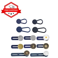12PCS Button Extenders for Jeans, Pants Button Extender - Instant Waistband Ext