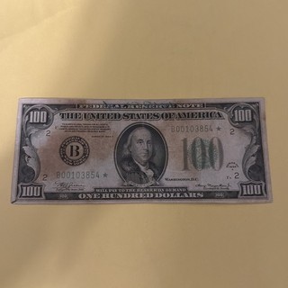 STAR 5 DIGIT $100 1934 Federal Reserve Note DAILY CURRENCY AUCTIONS