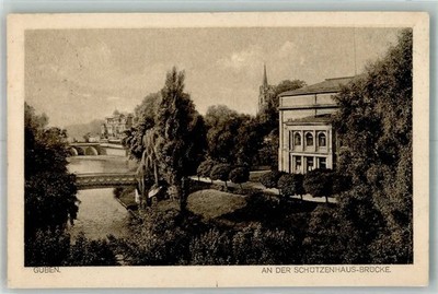 10750920 - Guben Schuetzenhaus- Bruecke Crossen / Krosno Odrz. (Stadt und