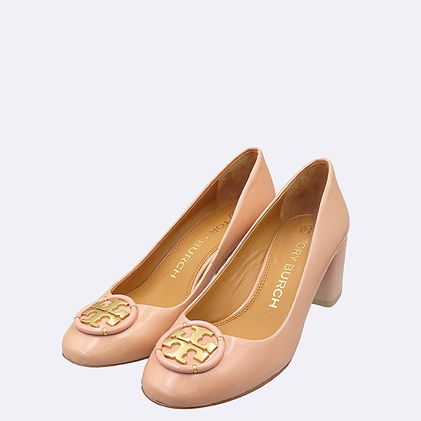 Tory Burch Pink Leather Chelsea Pumps Women Unisex 7 thumbnail 2