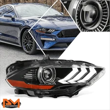For 18-22 Ford Mustang Factory Style Passenger Side HID Projector Headlight Lamp