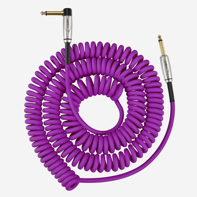 Curly Guitar Cable 20Ft, Coil Electric Instrument Guitar Bass Cord AMP Lead 1/4