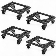 4x Wheel Dolly Heavy Duty Vehicle Positioning Car 2720KG for Garage Auto Shop