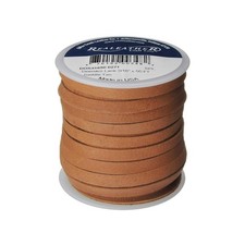 16 In X 50 Ft Saddle Tan Deerskin Leather Craft Lace For Jewelry And Home Decor