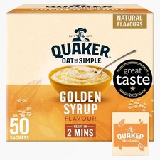 Quaker Golden Syrup Oat So Simple Sachets- 50 x 36g