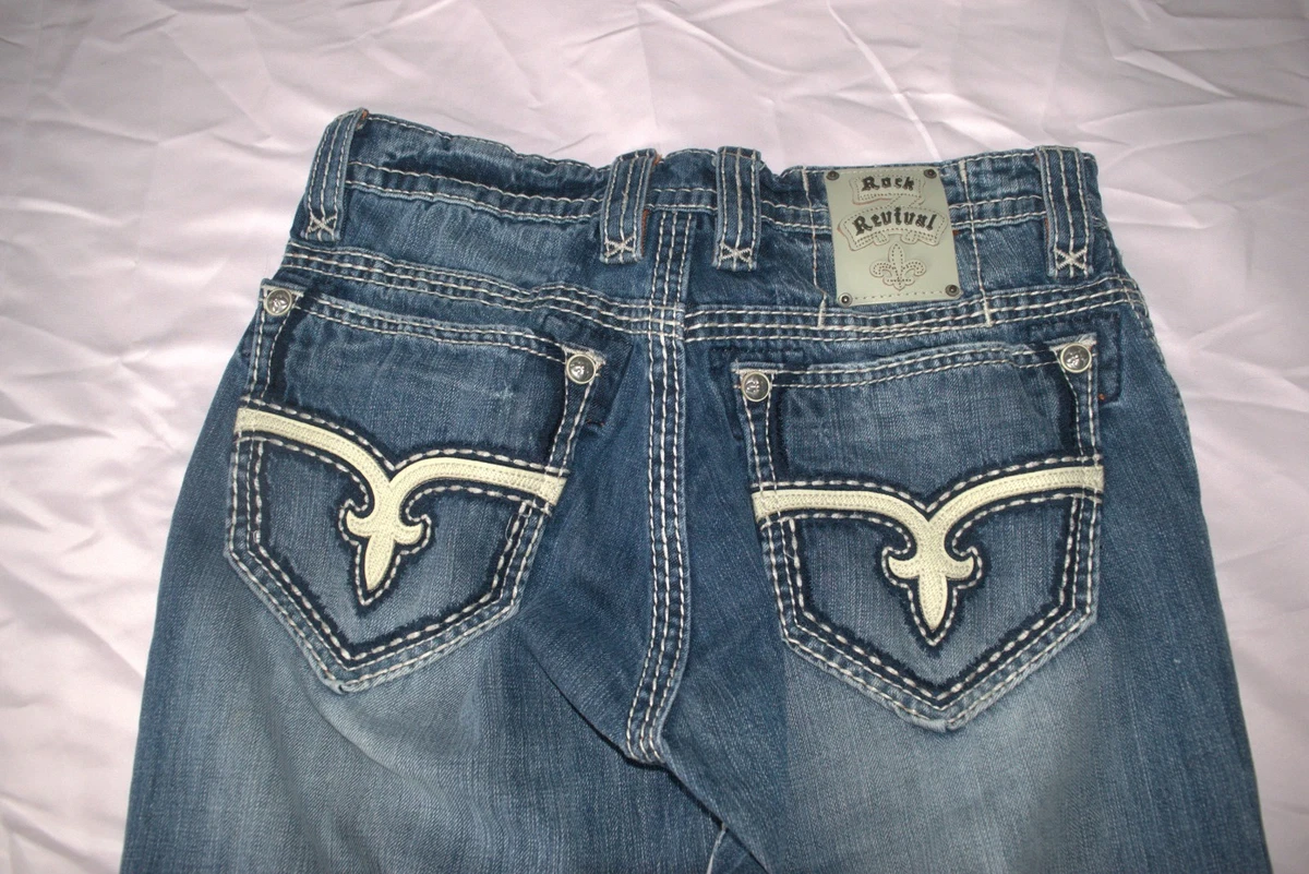 Rock Revival Blue Jeans for Men for sale | eBay