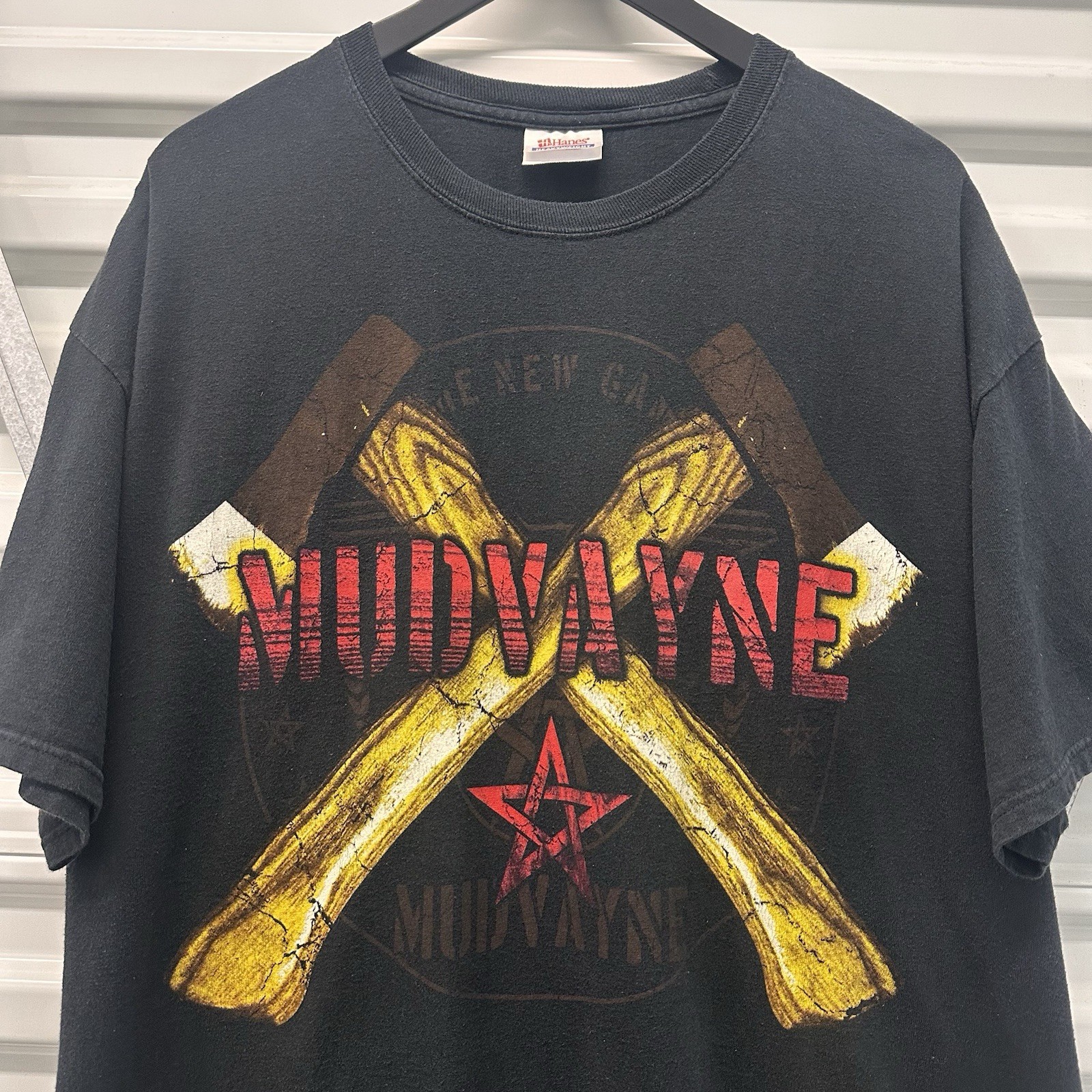 Vintage Mudvayne The New Game Tour T-shirt 2008 Y2K XL  Metal Rock Concert Promo