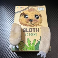 Cute 3D Animal Highland Socks Sloth Warm Floor Socks Unisex Funny Gift