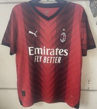 AC Milan PUMA Red & Black Home Jersey 23-24 Medium