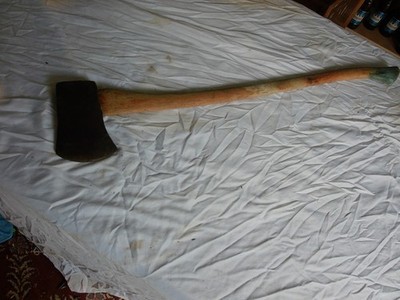 Antique Axe Our very Best 35'' Handle Has repair Lot 26-27-10-F