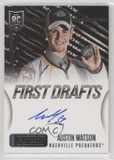 2013-14 Panini Playbook First Drafts Signatures Austin Watson #FD-AW Auto 0w0l