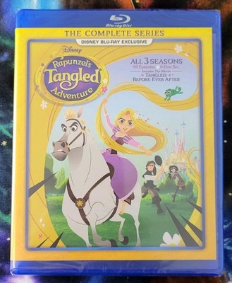 Rapunzel's Tangled Adventure Complete Series Blu-ray OOP Disney Movie Club NEW