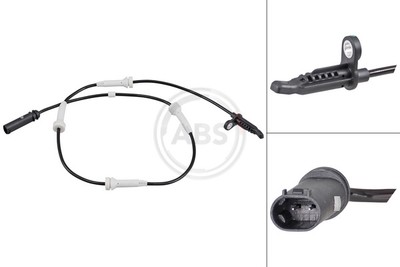 A.B.S. 32054 Sensor, Raddrehzahl for BMW