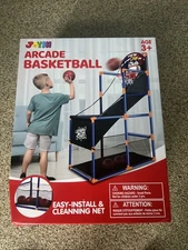JOYIN Arcade Basketball Game Set with 4 Balls and Hoop for Kids 3 to 12 Years