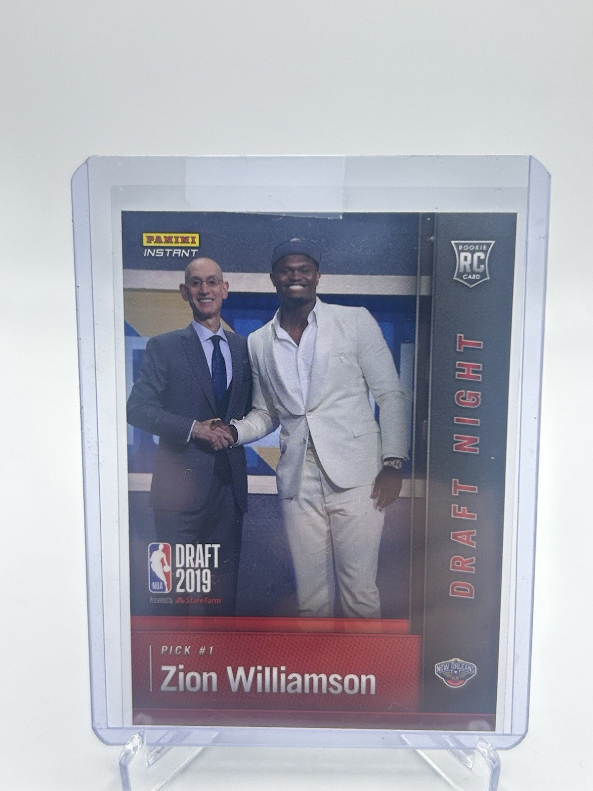 2019 Panini Instant Draft Night /17281 Zion Williamson #DN-ZW Rookie RC