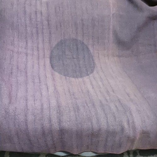Coperta Lana Serge Bordo XL Viola Righe Strisce Biancheria da Letto Difetto - Foto 2 di 7