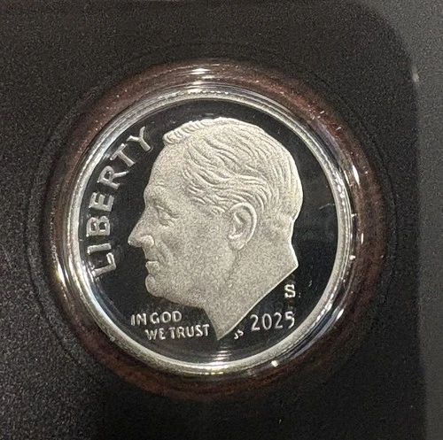 2025 S Roosevelt Dime DCam Proof 99.9% Silver Only Just Over 200,000 Minted!