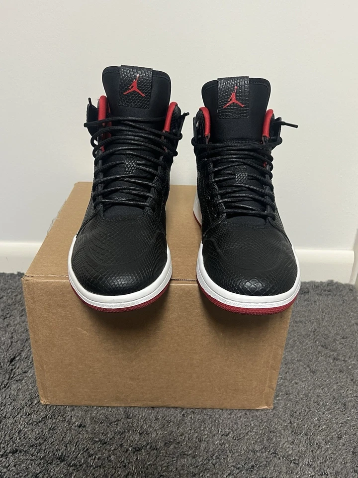 Air Jordan 1 Retro Nuevo Piel de Serpiente Alta Talla 8.5 (¡RARO!) Foto 3 de 4