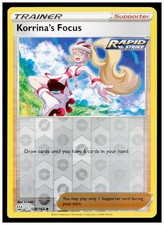 Korrina's Focus 128/163 Uncommon Battle Styles Pokemon Reverse Holo Near Mint