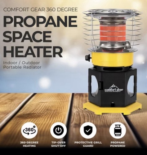 Comfort Gear Tragbare Propanheizung 18.000 BTU 3 Heizstufen Raumheizung - Bild 2 von 4