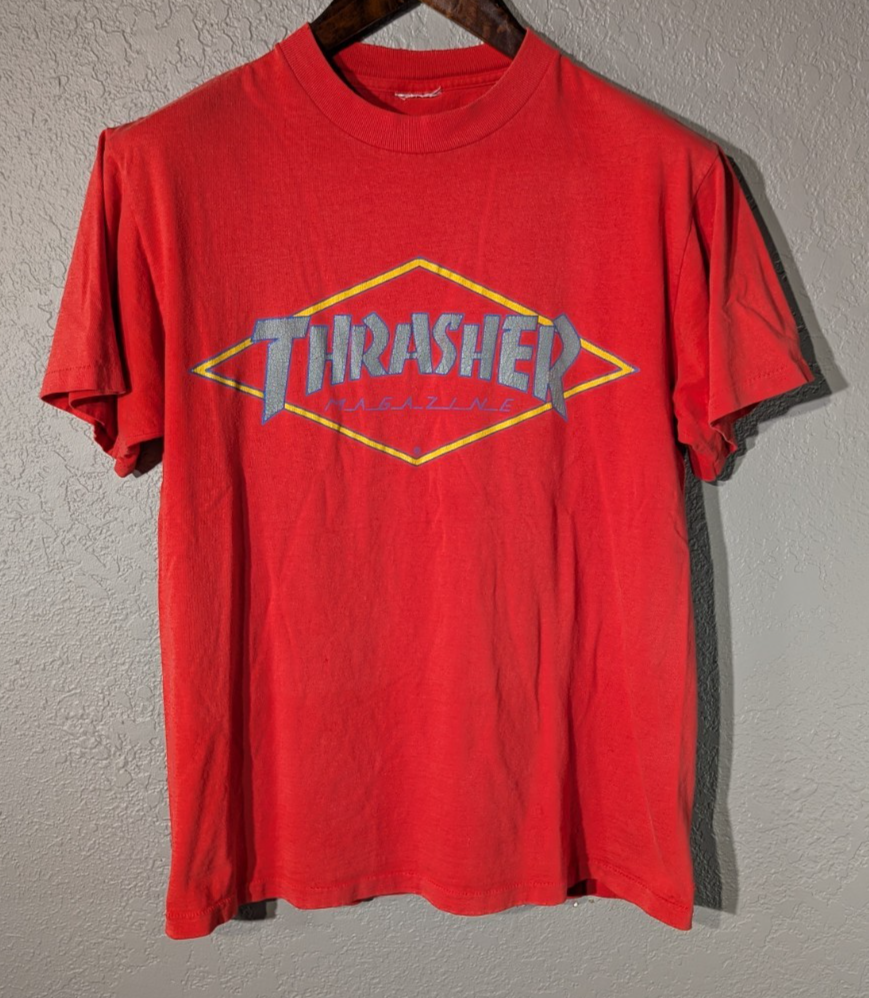 80s USA製 Thrasher Magazine ロング Tシャツ #2 80s USA製 Thrasher Magazine ロング Tシャツ #2