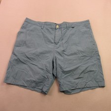 Travis Mathew Shorts Mens 40 Pockets Button Lightweight Outdoors Golf Chino Blue