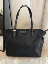 New Kate Spade Chelsea Baby Diaper Bag Tote in Black with Changing Pad Crossbody