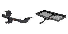 Trailer Hitch Cargo Carrier Fixed 300lbs Curt Class 2 1-14in Receiver 12169