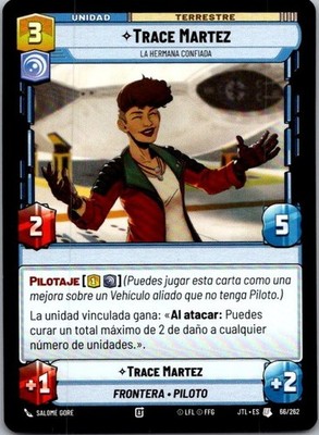 Star Wars Unlimited CCG: Trace Martez (Spanish)