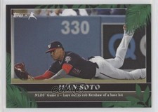 2022 Topps X Juan Soto Postseason Moments Green 42/75 Juan Soto #52 o7m