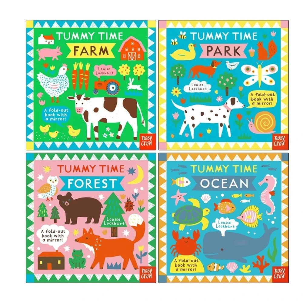 Louise Lockhart Unisex Tummy Time Series 4 Books Collection Set By - Farm, Park, Forest & Ocean - Non Fiction - Board Book - Image 5