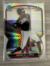 ABDIAS DE LA CRUZ 2023 BOWMAN CHROME 1ST REFRACTOR #BCP-34 /499 Q2634