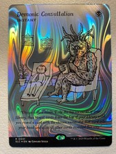 Mtg 1x Halo Foil Demonic Consultation 31 Secret Lair Countdown Magic The X1 Nm Mtg 1x Halo Foil Demonic Consultation 31 Secret Lair Countdown Magic The X1 Nm