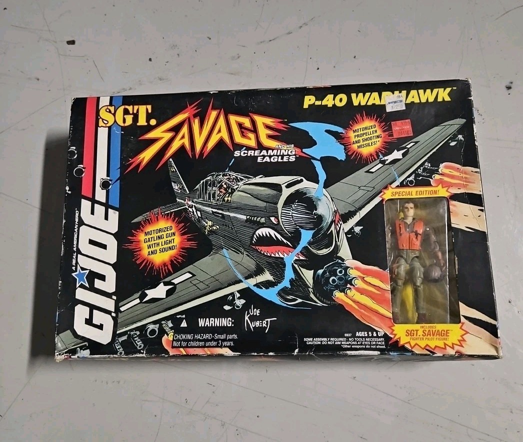 未開封品 G.I.ジョー P-40 WarhawkサベージGI Joe