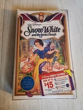 Snow White and the Seven Dwarfs VHS 1994 Masterpiece Collection New Sealed