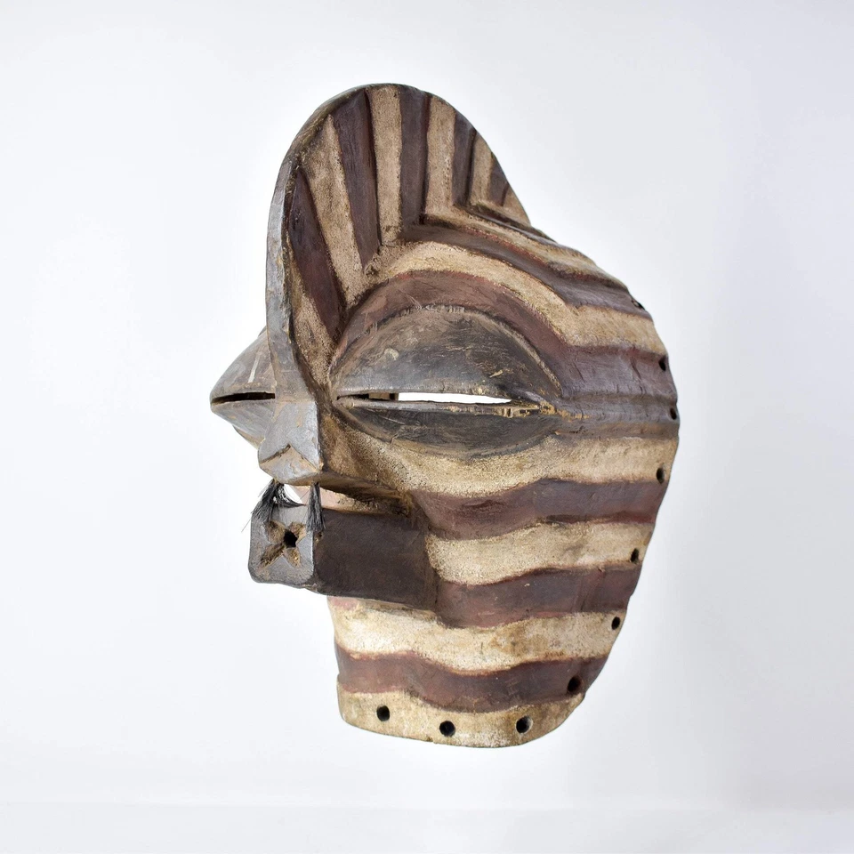 Máscara de tela de kifte Songye Congo Foto 2 de 4